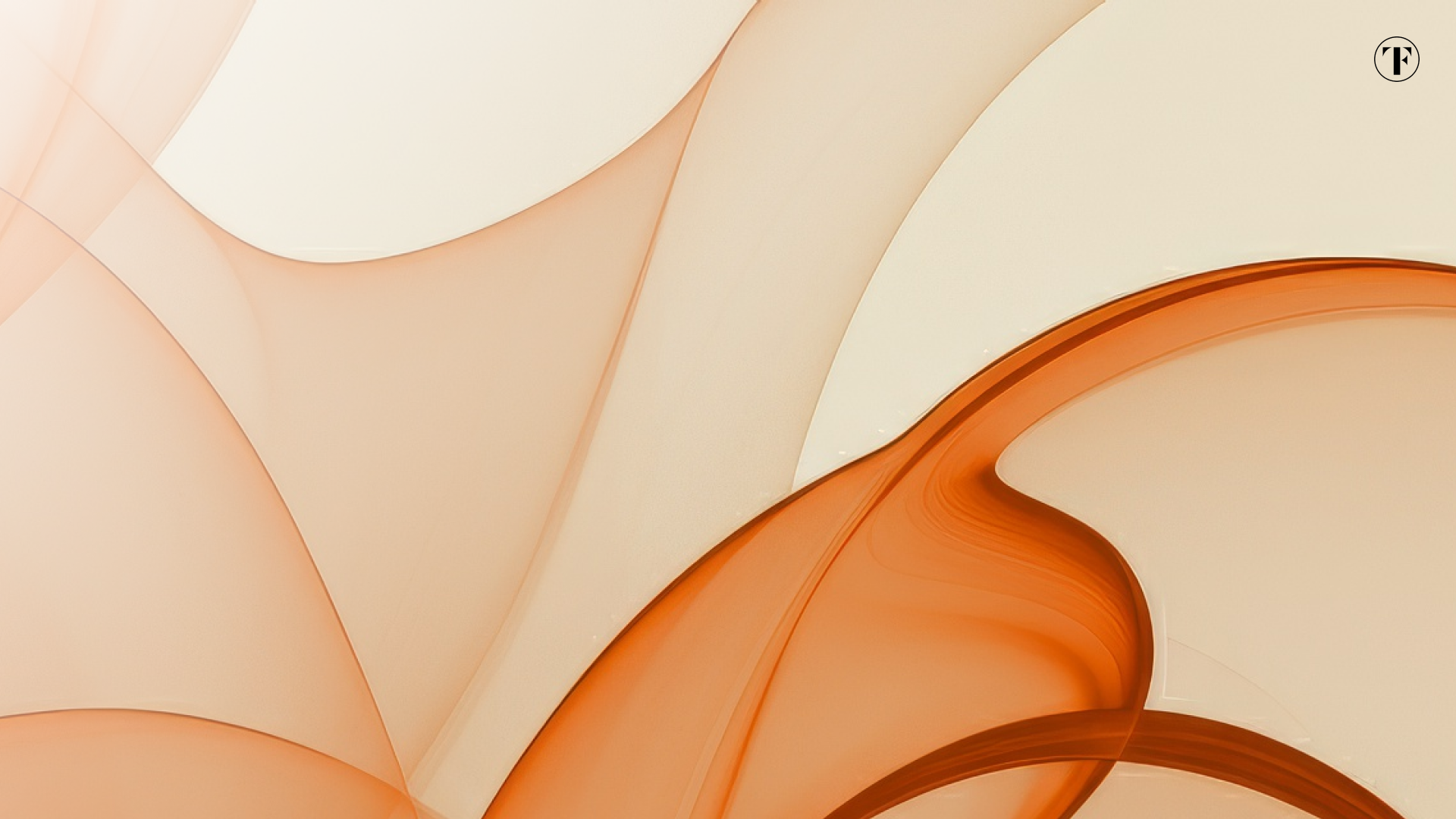 abstract image with orange details