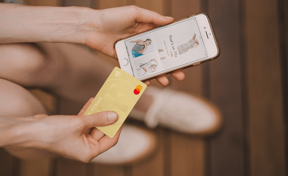 TF Bank Kredittkort og online shopping på iPhone